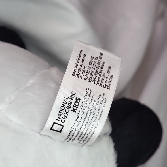 Kids National Geographic Panda Bear plush good used condition kohls cares - Picture 6 of 8